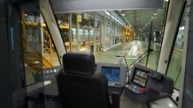 What the operator's cab may look like onboard one of the Green Line Type 10 trolley