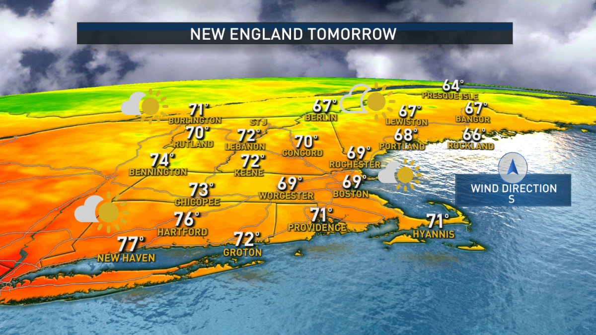 Cool Temperatures Ending the Week in New England – NBC Boston