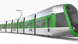 Rendering of MBTA Green Line Supercar