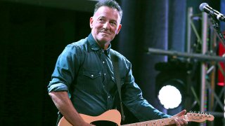 FILE - Bruce Springsteen performs at Stand Up For Heroes in New York on Nov. 1, 2016.