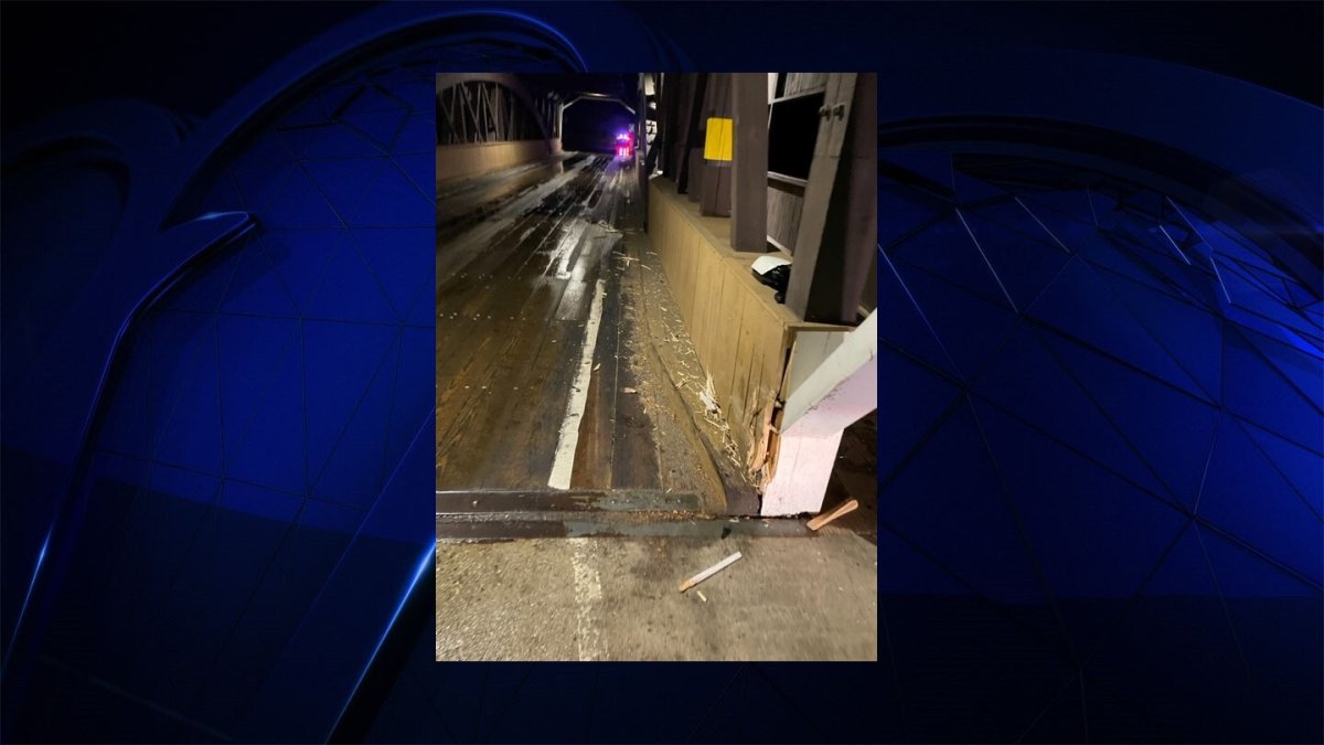 Jackson NH Covered Bridge Damaged in HitandRun Crash NBC Boston