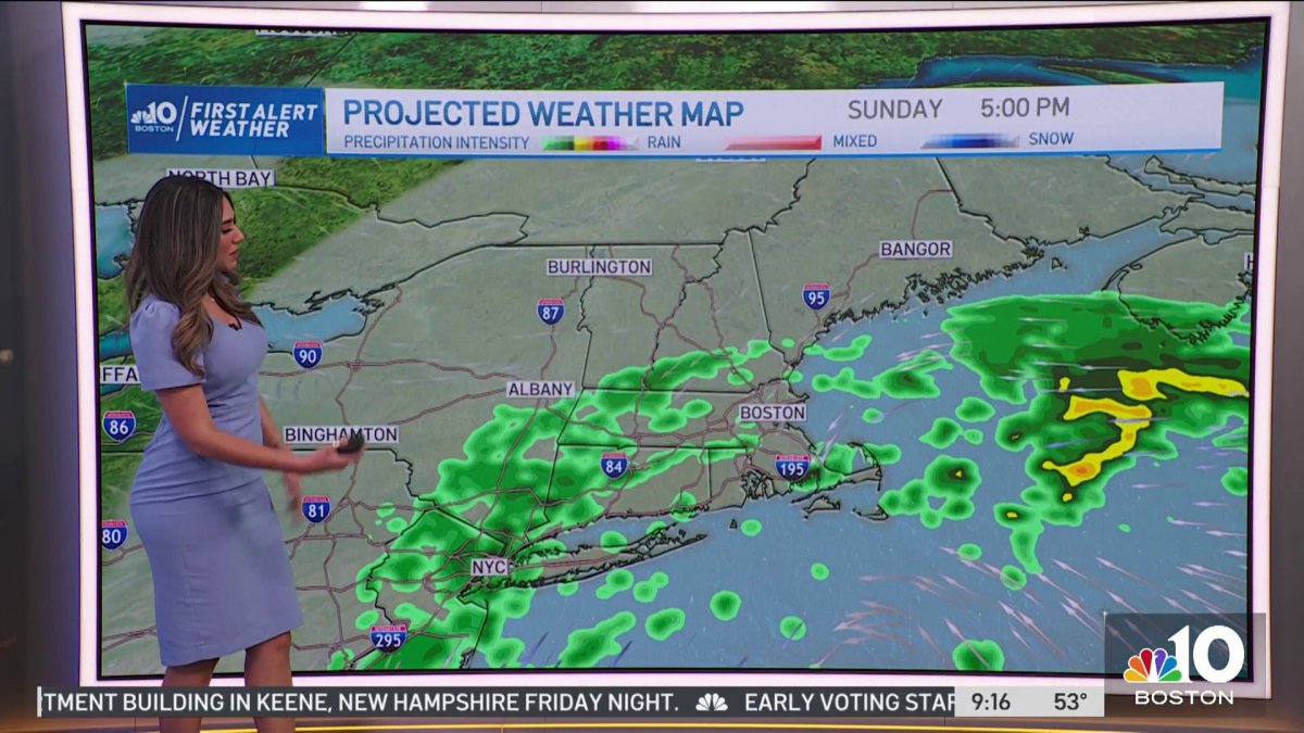Sunny New England Skies Before Showers on Sunday – NBC Boston