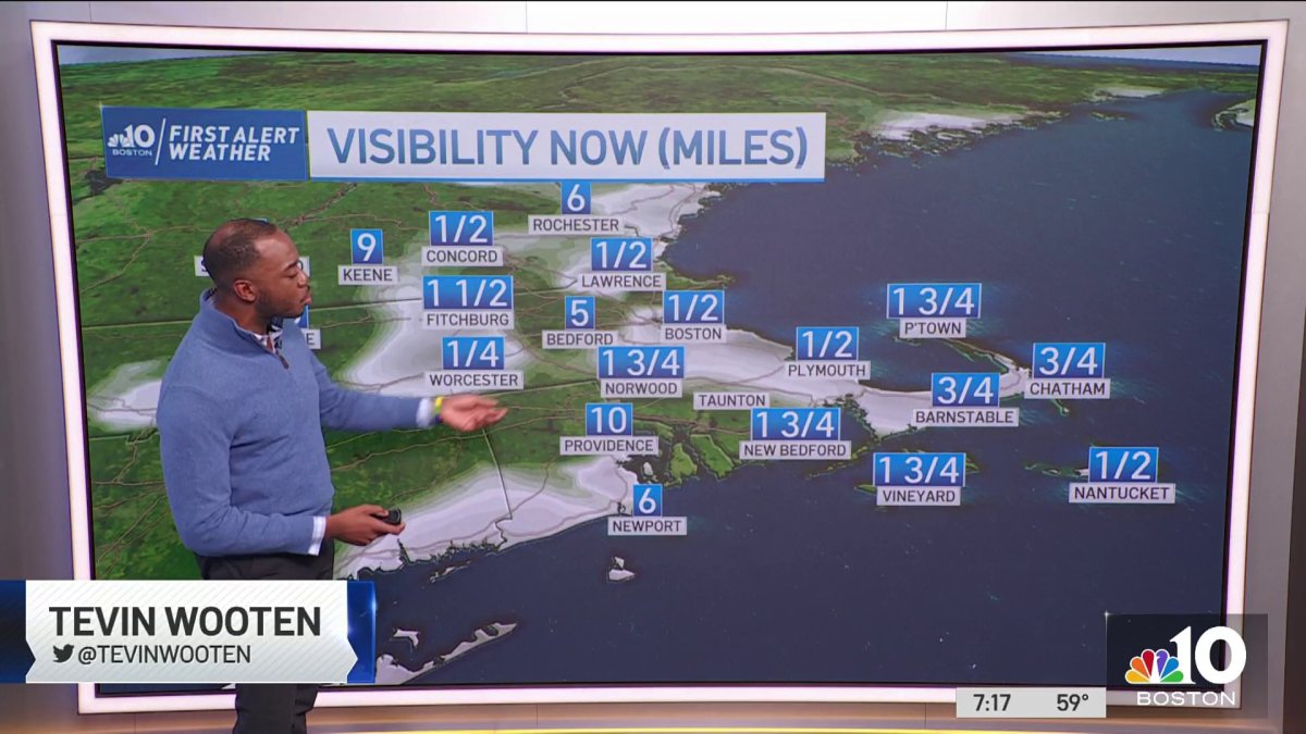 Weather Forecast Clouds and Fog NBC Boston