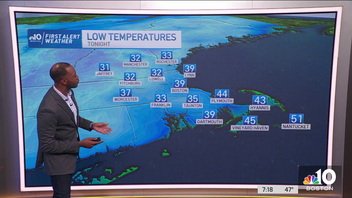 Weather Forecast Cold Night Ahead NBC Boston