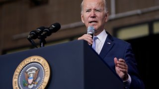 President Joe Biden speaks