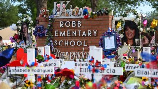Uvalde Elementary School Shooting Memorial Picture