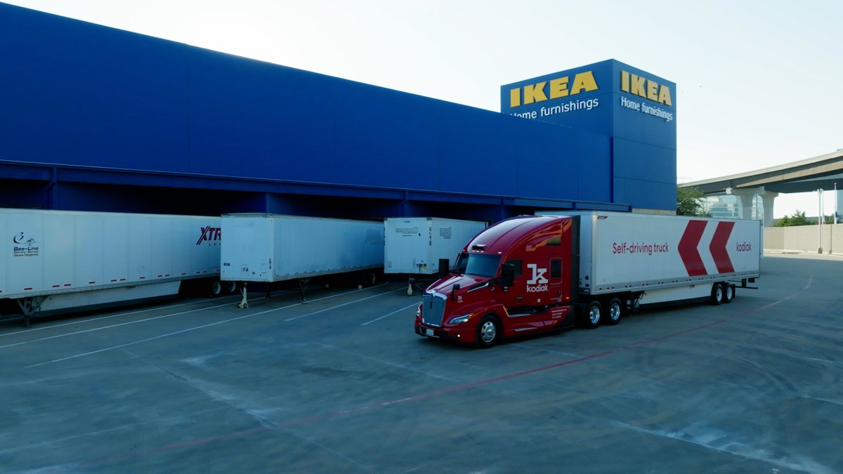 Ikea Testing SelfDriving Truck Deliveries NBC Boston