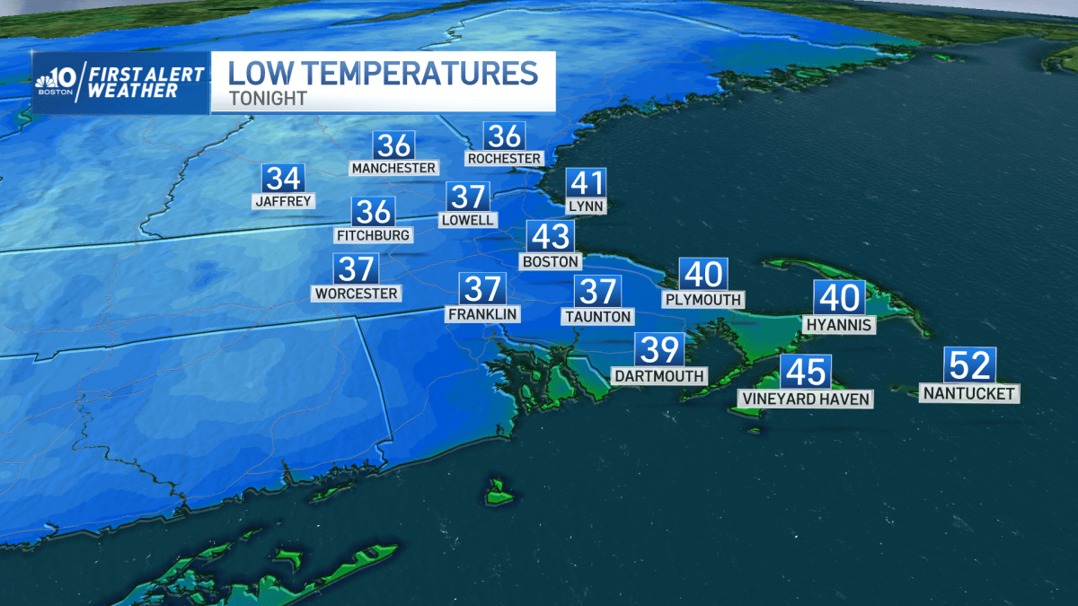 How Cold Will it Be in New England Tomorrow? – NBC Boston