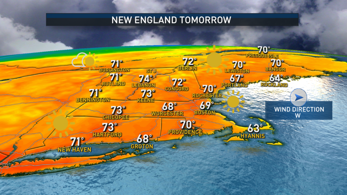 Weather in New England Warms Up Tomorrow NBC Boston