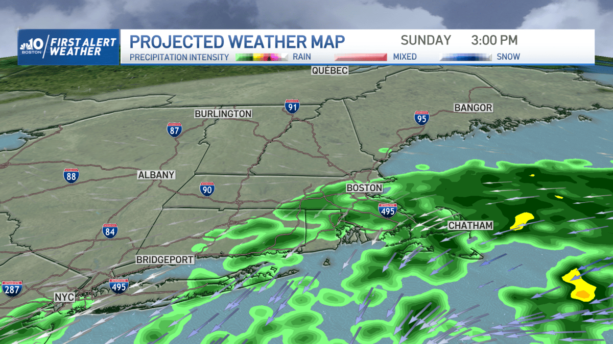 New England Weekend Forecast: Sunny Saturday, Then Showers Sunday – NBC ...