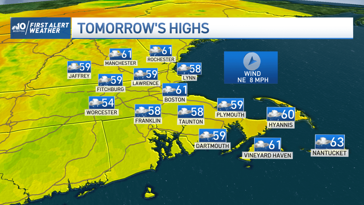 Clear and Sunny Skies on Saturday in New England – NBC Boston
