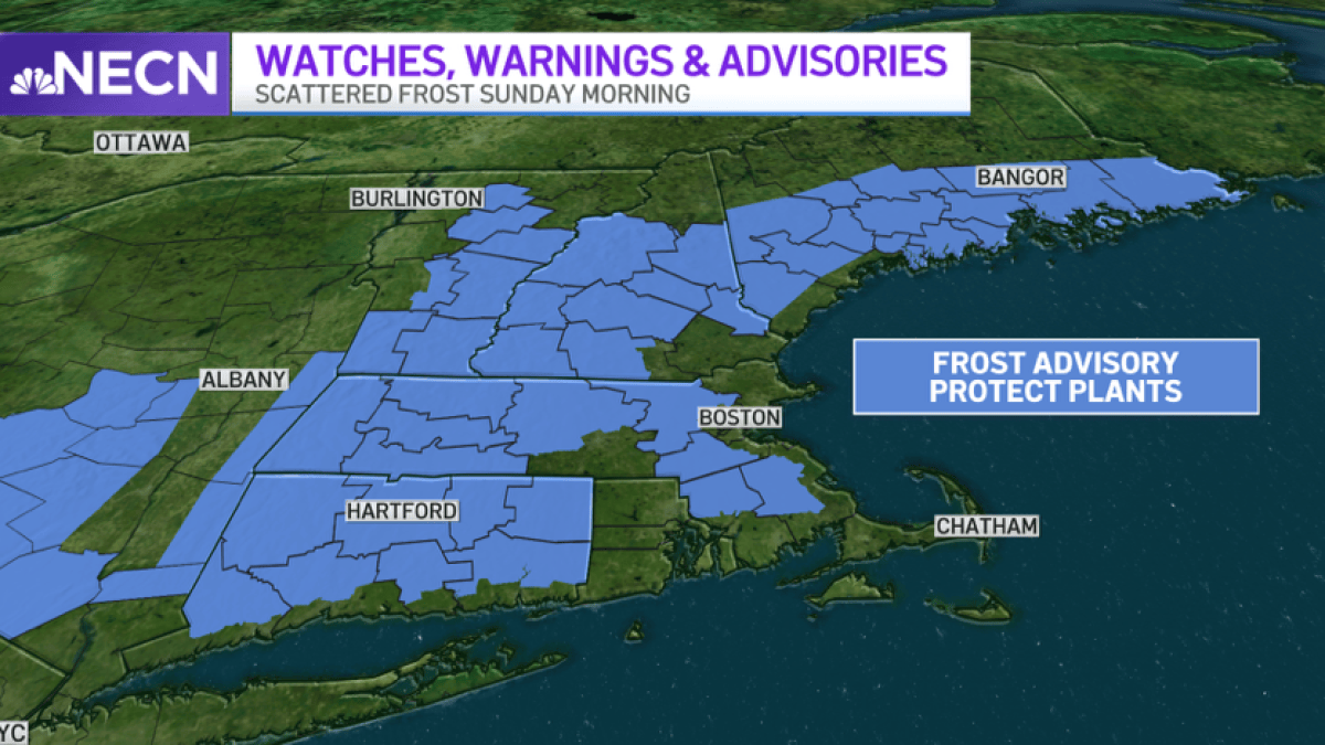 Freezing Temperatures to Move in Overnight – NBC Boston