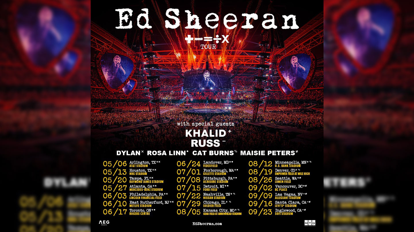 Ed Sheeran Gillette Stadium Tour Date Info NBC Boston   Ed Sheeran Tour 