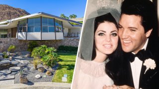 The Palm Springs house that Elvis and Priscilla Presley spent their 1967 honeymoon is once again for sale – this time for $5.6 million.