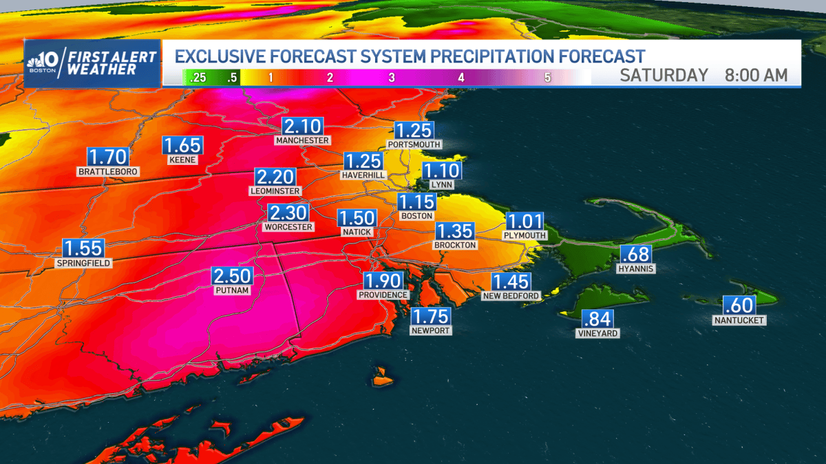 New England Getting Rain, Wind and Thunderstorms Tonight – NBC Boston