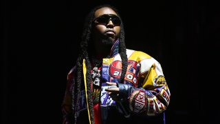 Takeoff performs onstage during Day 1 of the 2022 ONE MusicFest at Central Park on Oct. 8, 2022 in Atlanta, Georgia.