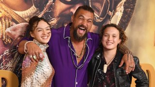 Jason Momoa, daughter Lola Momoa and son Nakoa-Wolf Momoa