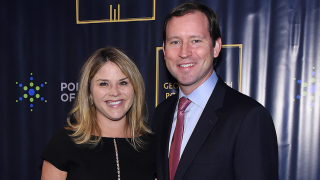 Jenna Bush Hager and Henry Hager attend The George H.W. Bush Points Of Light Awards Gala at Intrepid Sea-Air-Space Museum on September 26, 2019 in New York City.
