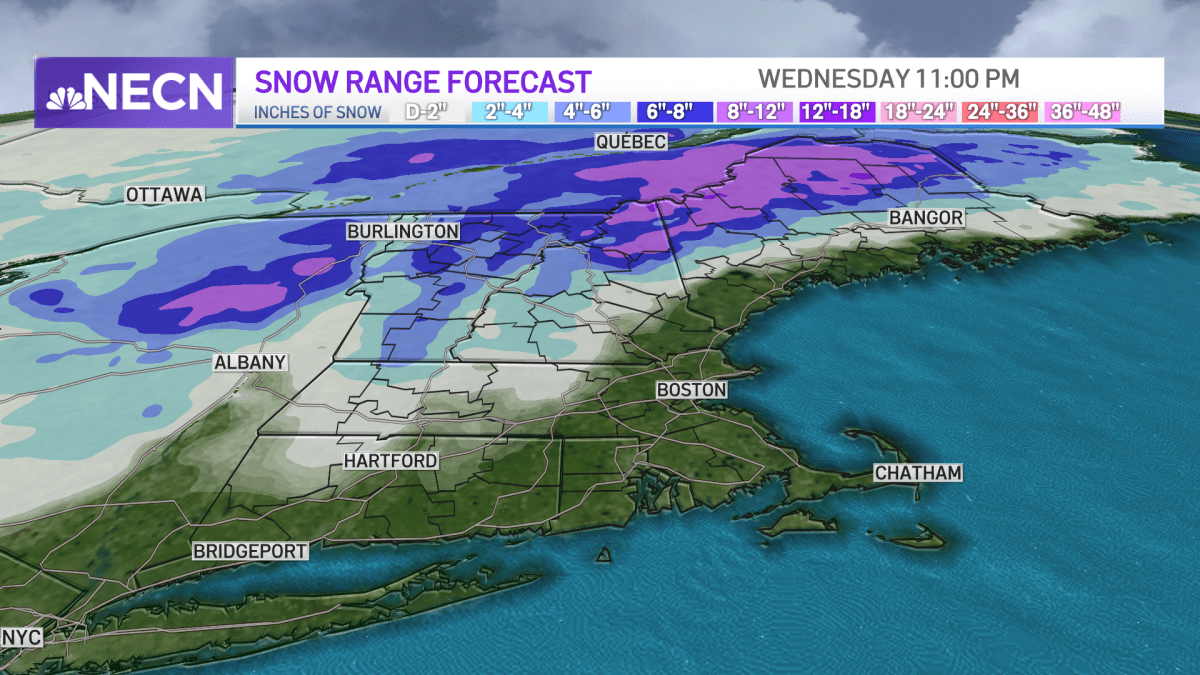 When Is It Going to Snow in Massachusetts And How Much To Expect? NBC