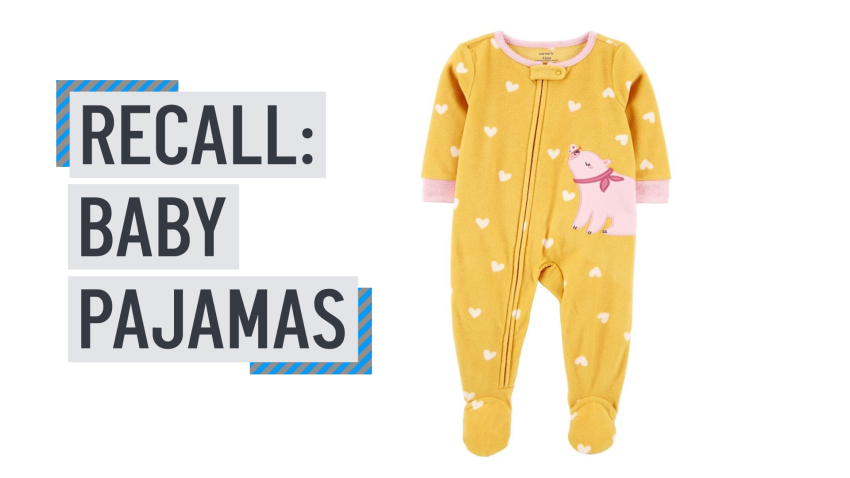 Recall Alert: Baby Footed Pajamas Recalled Over Laceration Risk