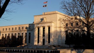 The Federal Reserve building in Washington, January 26, 2022.