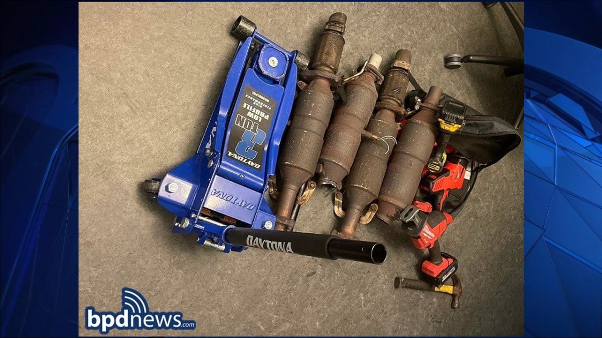 Three Arrested For Catalytic Converter Theft In Boston Nbc Boston