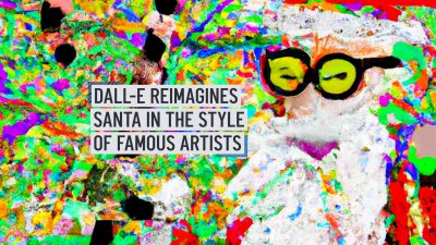 We Asked DALL-E to Reimagine Santa Claus in the Style of Famous Artists