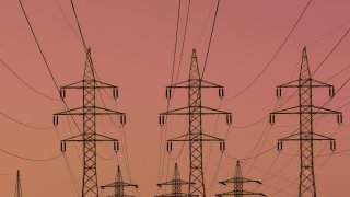 Electricity pylons