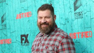 HOLLYWOOD, CA - APRIL 13: Brad William Henke arrives at FX's "Justified" series finale premiere held at The Ricardo Montalban Theatre on April 13, 2015 in Hollywood, California.
