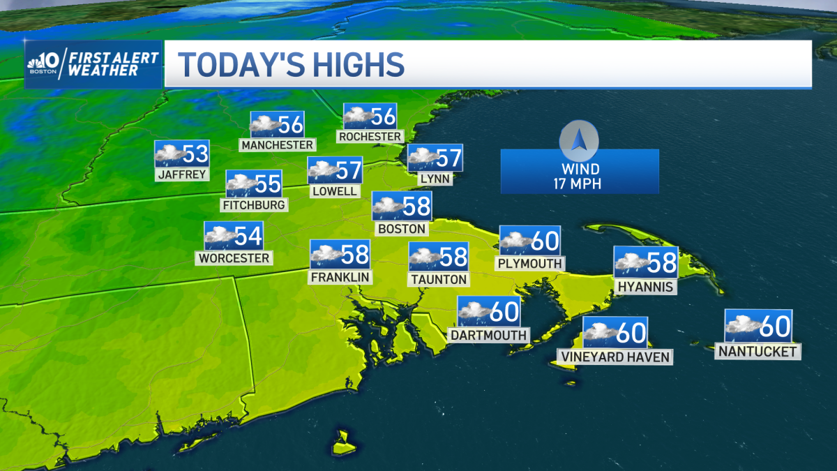 New England Forecast Soggy Saturday Makes Way for Sunny Sunday NBC