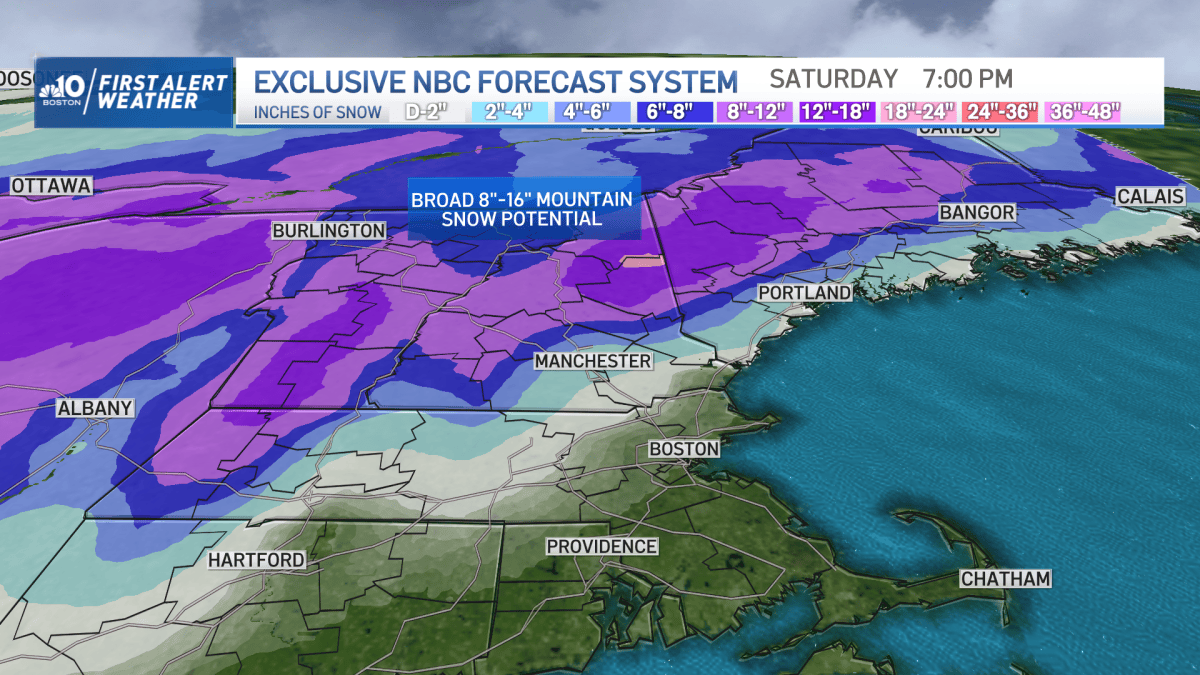 How Much Snow Did Mass. Get And How Much Will Fall This Week? – NBC Boston