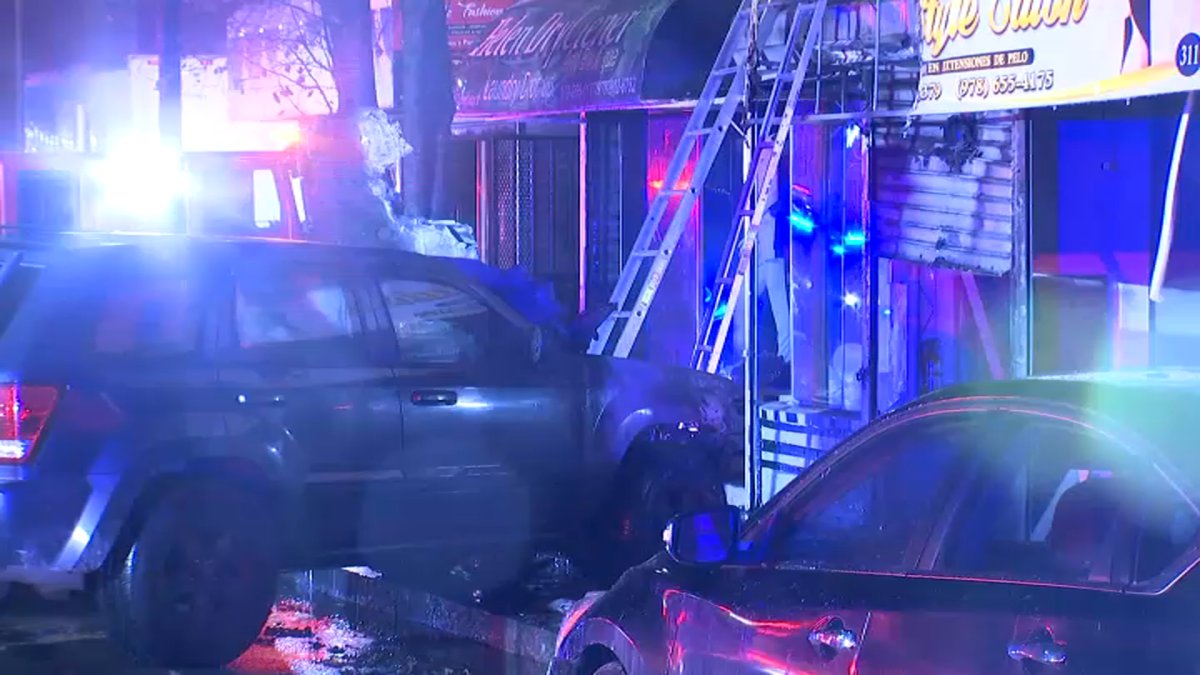 Lawrence MA Car Crashes Into Store NBC Boston