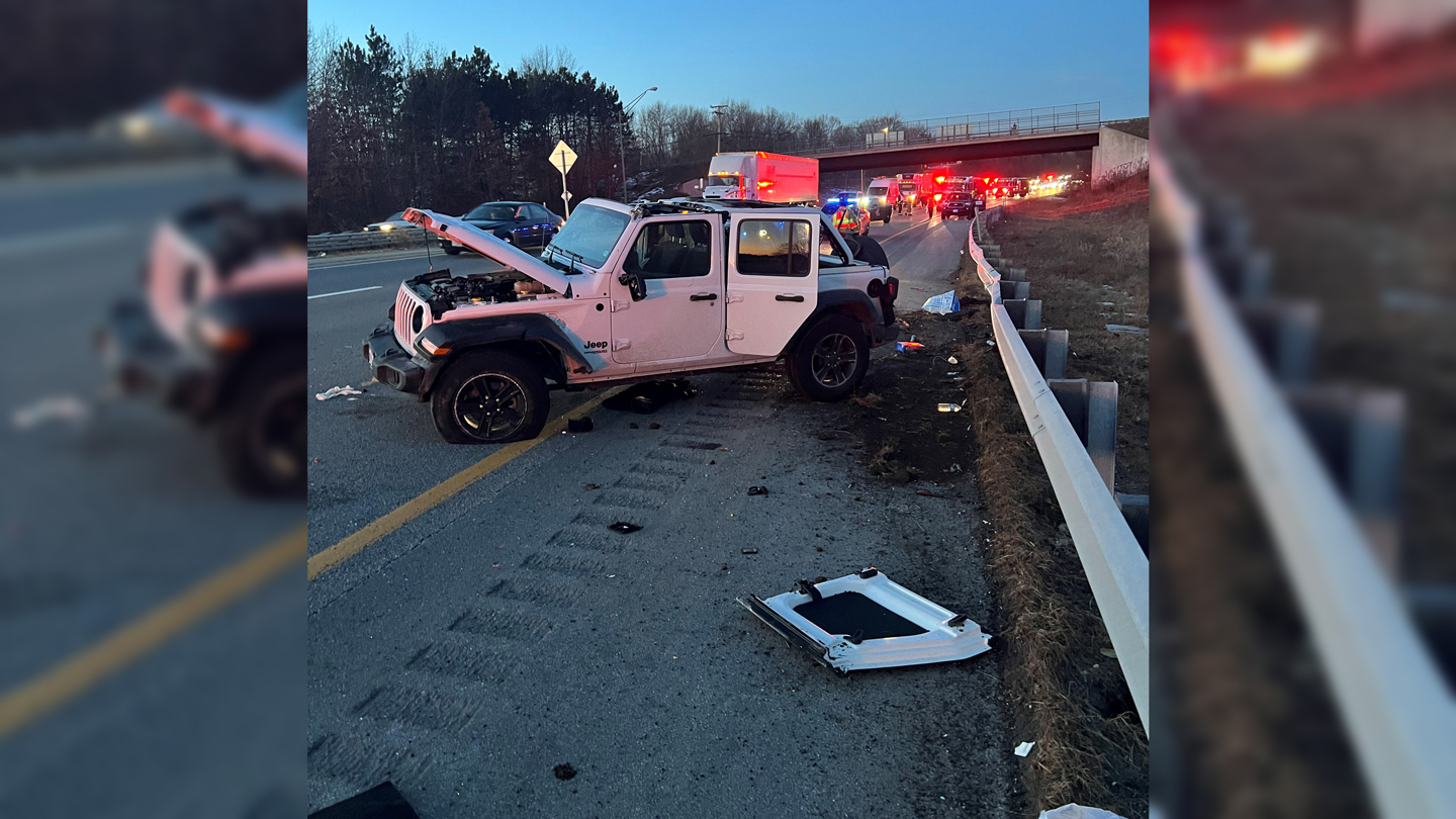 Jeep Crash in Manchester, NH Leaves Driver Hurt, Child Safe – NBC Boston