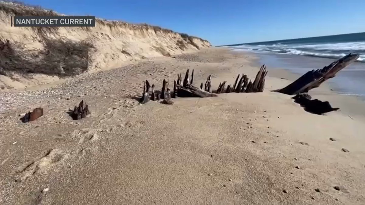 A shipwreck fragment has been discovered near Low Beach, along Nantuck, Nantucket