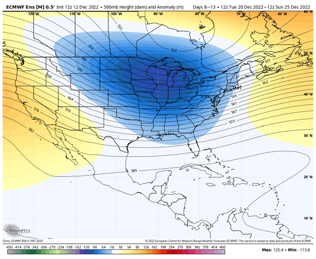 cold air across US