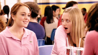 Lindsay Lohan and Amanda Seyfried in "Mean Girls."