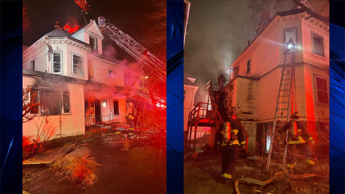 Dorchester MA Fire This Morning on Talbot Avenue NBC Boston