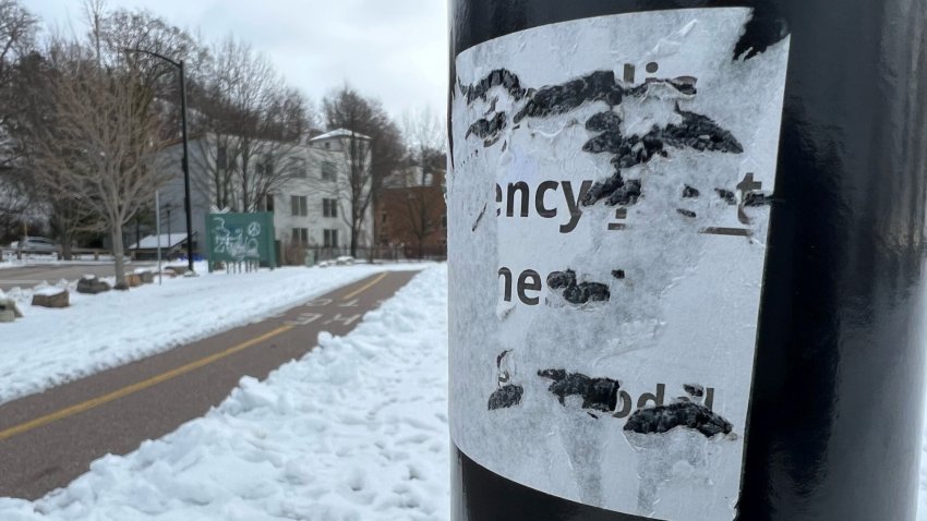 The remnants of a sticker