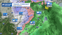 Rain expected to impact the Eastern Seaboard, including Boston, on the morning of Friday, Dec. 23, 2022.