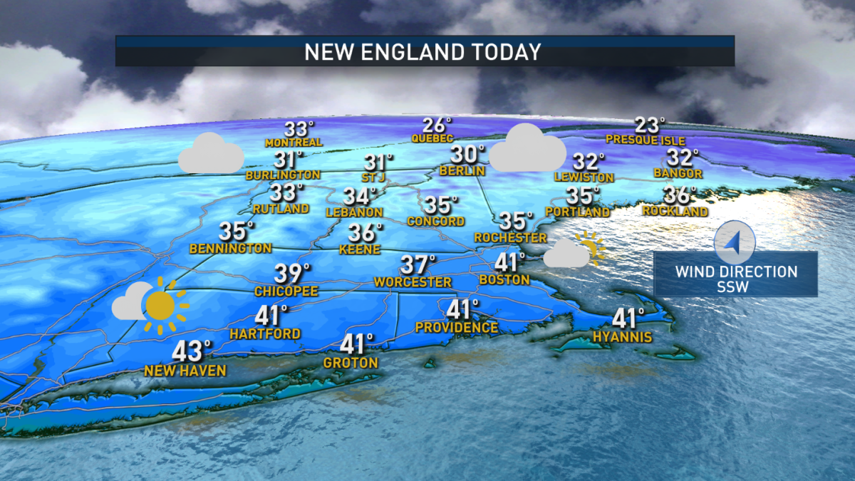 New England New Year’s Eve Weather: Rain Showers at Midnight – NBC Boston