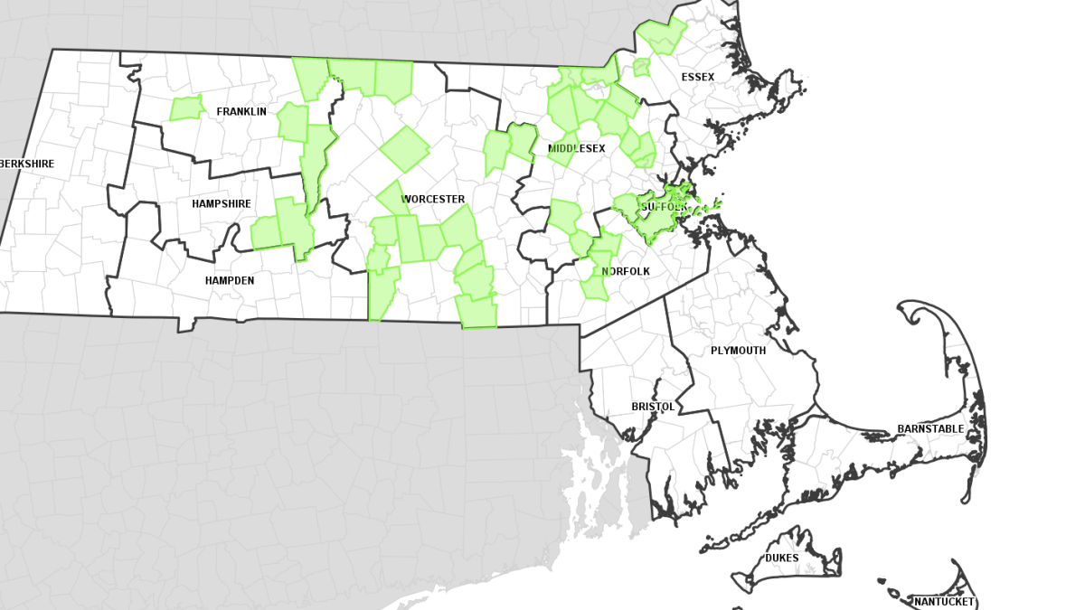 Power Outage Map Massachusetts Thousands Still Without Electricity NBC Boston