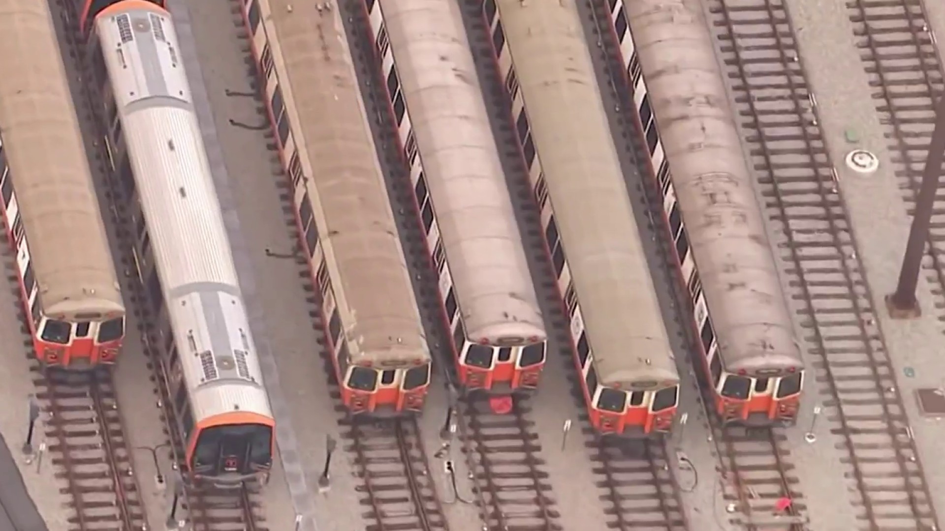 NEXT STOP, SCRAPYARD: First of old Orange Line fleet cars head out for  final destination - Boston News, Weather, Sports