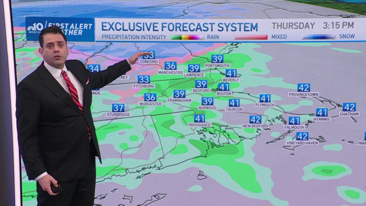 Friday Morning to Feature Rain Showers and Gusty Wind – NBC Boston