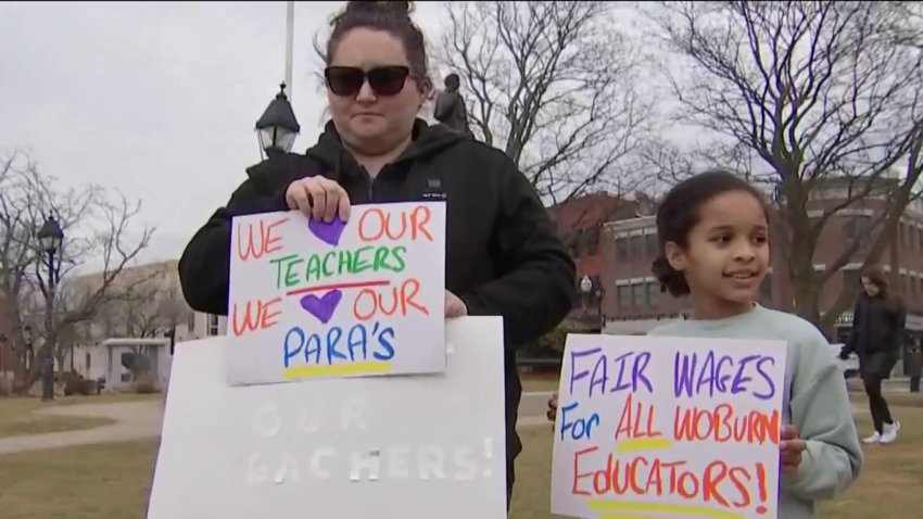 Woburn Teachers on Strike