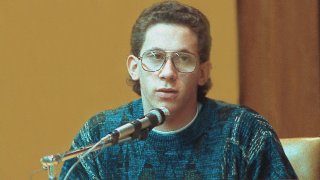 Vance Lattime Jr. testifies against Pam Smart in Rockingham County Superior Court in 1991, in Exeter, New Hampshire.