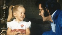 Elvis Presley and Lisa-Marie