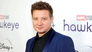 FILE - Jeremy Renner attends the Hawkeye New York Special Fan Screening at AMC Lincoln Square on Nov. 22, 2021, in New York City.