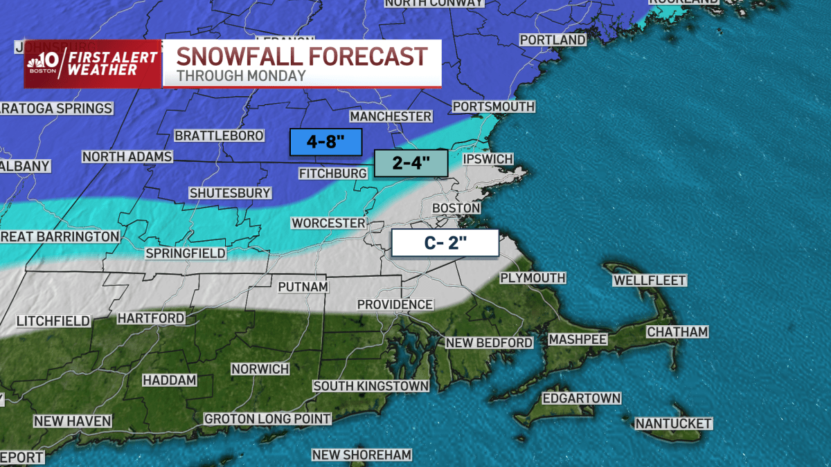 Snow Day Massachusetts School Cancellations, How Many Inches of Snow