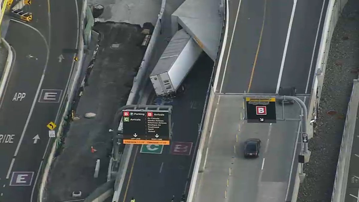 Truck ‘Storrowed’ at Boston Logan Airport NBC Boston