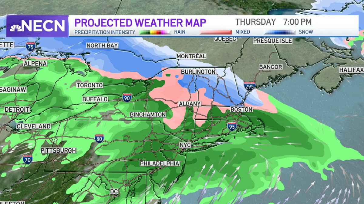 Next Storm Headed Our Way Late Week – NBC Boston